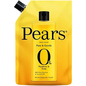 Pears Pure & Gentle Body Wash Refill, 400 ml Pouch