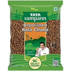 Tata Sampann Unpolished Kala Black/Brown Chana, 500g