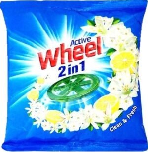 Wheel Active 2 In 1 Detergent Powder, 500Gm UNIQUE