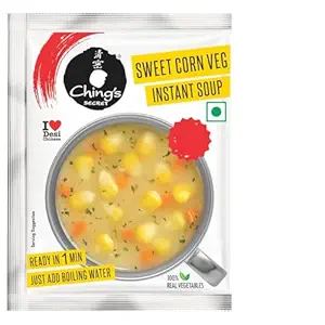 Ching's Secret Sweet Corn Veg Instant Soup, 15 gm