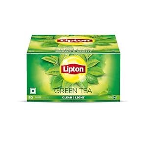 Lipton Clear & Light Green Tea Bags 50 pcs