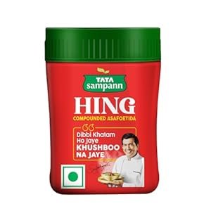 Tata Sampann Hing, Compounded Asafoetida (Bandhani Hing), 25g, Recommended by Chef Sanjeev Kapoor, Strong Flavour & Aroma