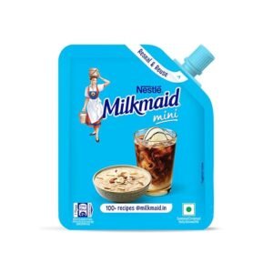 Milkmaid Nestle Mini Sweetened Liquid Condensed Milk, 210 G, Doy Pack