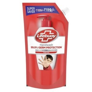 Lifebuoy Total 10 Germ Protection Liquid Hand Wash 675ml Refill Pack, Kills 99.9% Germs, Liquid Hand Soap Fights Bacteria & Viruses – Super Saver Offer