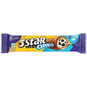 Cadbury 5 Star Oreo Centre Filled Chocolate Bar, 40 g