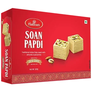 Haldiram's Sweets - Soan Papdi (Del), 500 g Pouch
