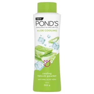 Pond’S Aloe Cooling Talcum Powder Natural Aloe Vera 300G