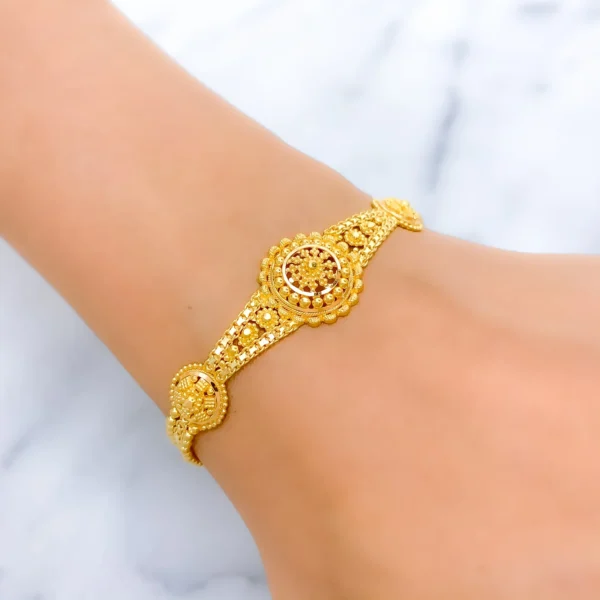 Golden Bracelet Rakhi