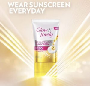 Glow & Lovely Brightening With Vita C 30Spf Pa+++ 50G