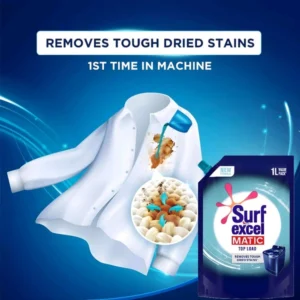 Surf Excel Matic Top Load Liquid Detergent, 1 L Pouch