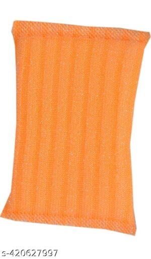 Sponge & Plastic Kitchen Scrubber for Dish/Utensils/Tiles Cleaning Heavy Quality Scrub Pad Multicolor {1Pcs.}