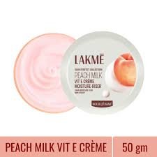 LAKMÉ Peach Milk Ceramide Moisturizer with SPF 24 & Hyaluronic for Intense Moisturizing and Skin Protection from UVA/B Rays | For Dry, Normal & Sensitive 200ml