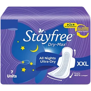Stayfree Dry Max All Night Sanitary Pads-XXL-7 Pads