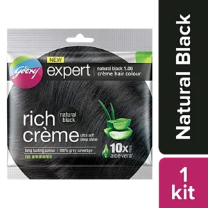 Godrej Expert Hair Colour for Women & Men (Natural Black)
