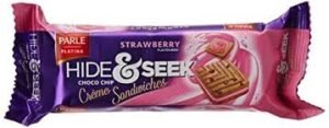Hide and Seek Strawberry Cream Biscuits