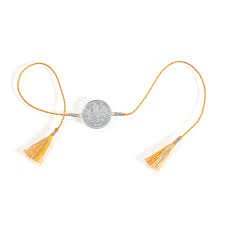Yellow Thread Rakhi