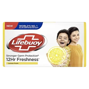 Lifebuoy Lemon Fresh Soap, 100% Stronger Germ Protection, 100 g