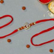 Om Rudraksha Rakhi