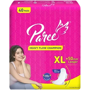 Paree Soft & Rash Free Sanitary Pads For Women - XL, 40 pcs
