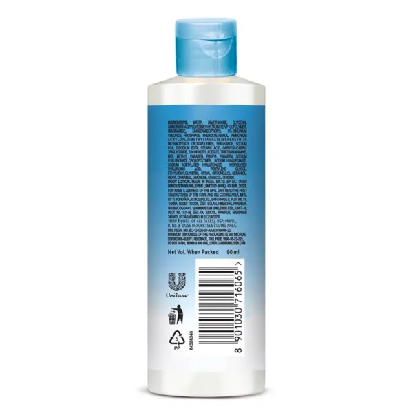 Pond’s Hydra Miracle Hydrate and Plump Body Gel Lotion with Hyaluronic Acid 90 ml - Image 2