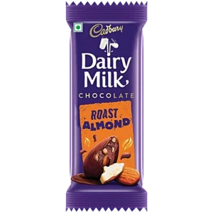 Cadbury Dairy Milk Roast Almond Chocolate Bar, 36 g