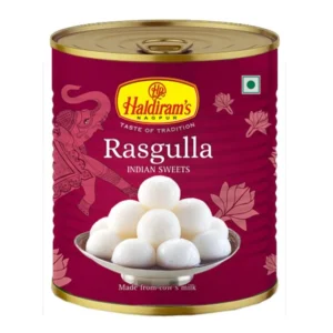 Haldiram's Rasgulla, 1 kg Tin