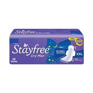 Stayfree Dry Max All Night Sanitary Pads-28 Pads XXL