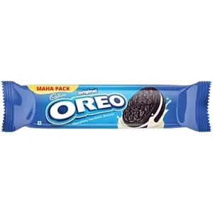 Cadbury Oreo Original Vanilla Flavoured Chocolatey Sandwich Biscuits, 125.25 g