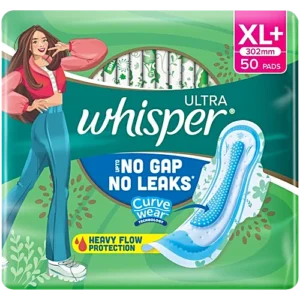 Whisper Ultra Clean Sanitary Pads (15 pieces)