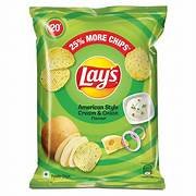LAYS CREAM & ONION CHIPS