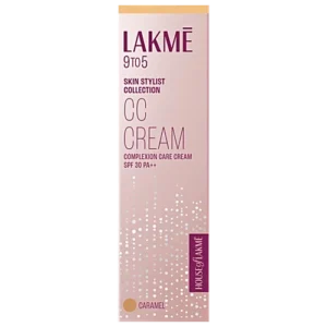 Lakme 9To5 CC Complexion Care Cream - Caramel, All-In-1, With SPF 30 & PA++