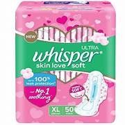 WHISPER ULTRA  DERMA SOFT XL-50 PADS
