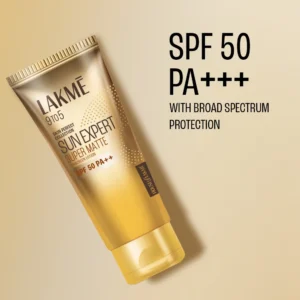 LAKME 9TO5 SUN EXPERT SUPER MATTE SUNSCREEN LOTION SPF 50 PA+++++ 100ml