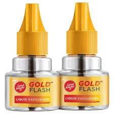 GOOD KNIGHT GOLD FLASH LIQUID VAPOURISER 2 REFILLS PACK