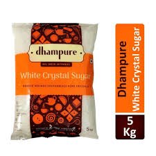 DHAMPURE WHITE CRYSTAL SUGAR 5k.g