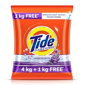 TIDE DOUBLE POWER LAVENDER FRESH 4KG+1kg FREE.