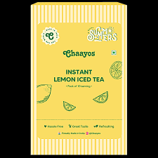 chaayos instant lemon iced tea