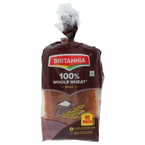 BRITANNIA 100/- WHOLE WHEAT BREAD 450G