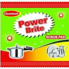 POWER BRITE SCRUB PAD .