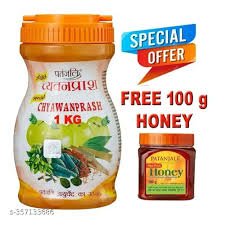 PATANJALI CHYAWANPRASH (A.S.S) 1kg FREE HONEY 100g.
