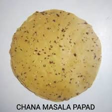 pure vegetarian chana chatpata papad.