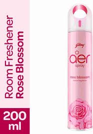 GODREJ AER SPRAY ROSE BLOSSOM 220ml.
