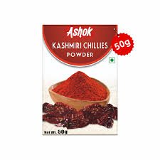 ASHOK KASHMIRI CHILLIES POWDER 50g. - Image 2