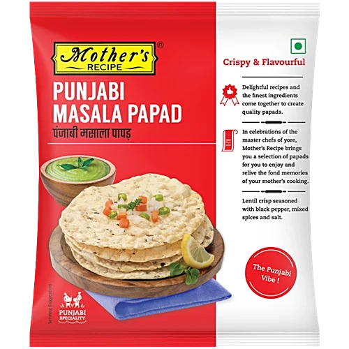 MOTHER'S RECIPE PUNJABI MASALA PAPAD 180g.