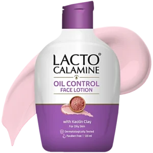 LACTO CALAMINE FACE LOTION KAOLIN CLAY ABSORBS ONLY EXCESS OIL FOR OILY SKIN  120ml.
