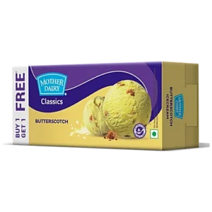 MOTHER DATRY CLASSICS BUTTERSCCOTCH ICE CREAM BUY 1 GET 1 FREE