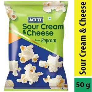 ACT II SOUR CREAM & CHEESE FLAVOUR POPCORN 50g.