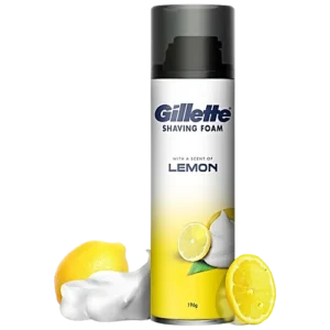 GILLETTE SHAVING FOAM LEMON 196g.