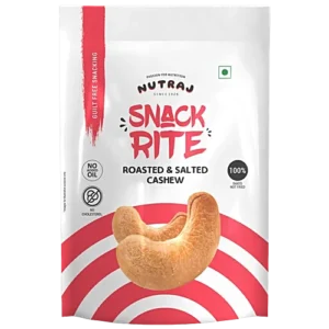 NUTRAJ SNACK RITE ROASTED & SALTED CASHEW 150g