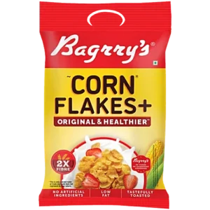BAGRRY'S ~CORN FLAKES+ ORIGINAL & HEALTHIER~ 300g.